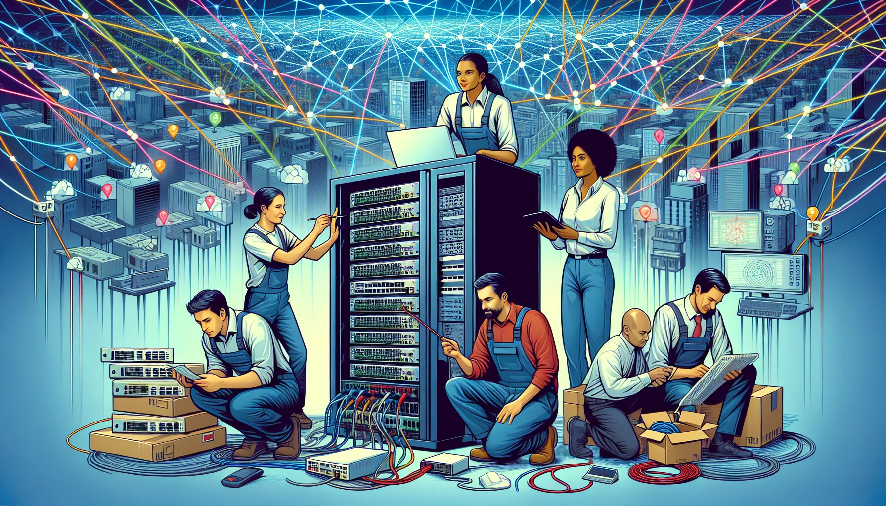 Инвестиции в развитие инфраструктуры интернет-провайдеров.